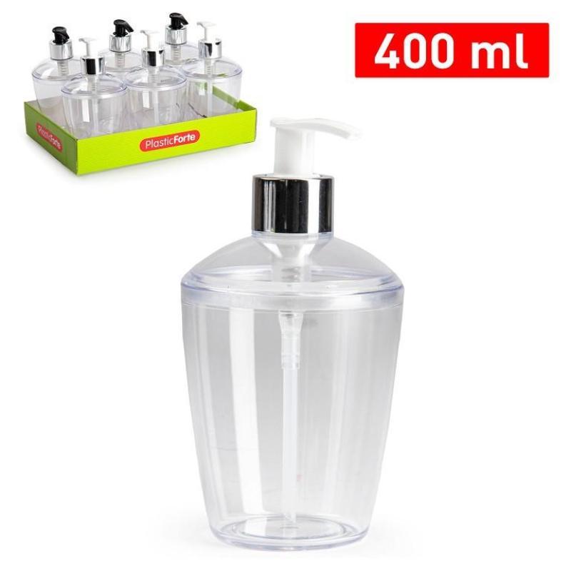 DOSIFICADOR JABON BASIC TRANSPARENTE