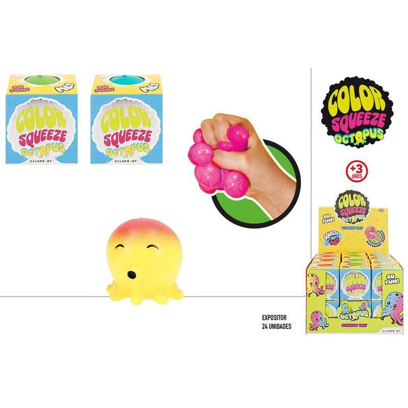 BOLA SQUEEZY PULPO 3/S DISP24