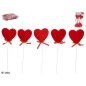 SET 5 CORAZONES DECORACION 24.5X8X2.3 CM