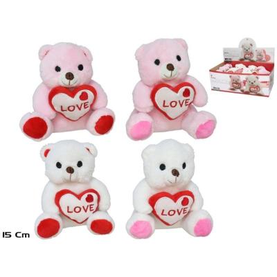 PELUCHE CORAZON 15 CM SURT