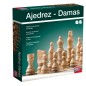 AJEDREZ DAMAS CON ACCS MADERA