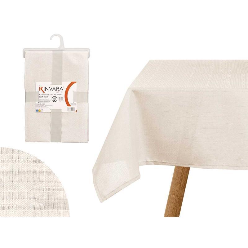 MANTEL POLIESTER 140X180 CM PERLA