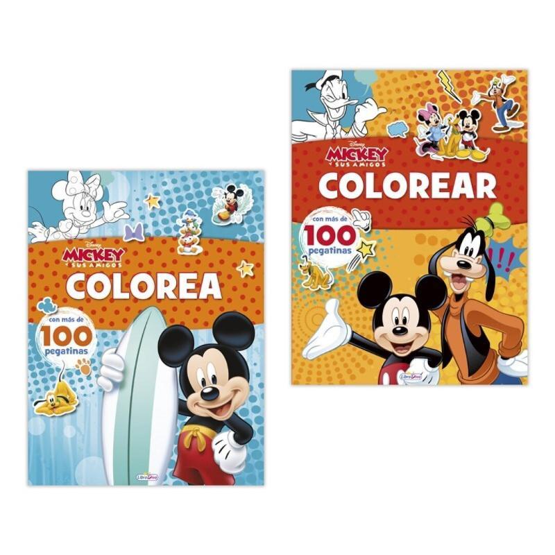 MICKEY Y SUS AMIGOS 100 PEGATINAS
