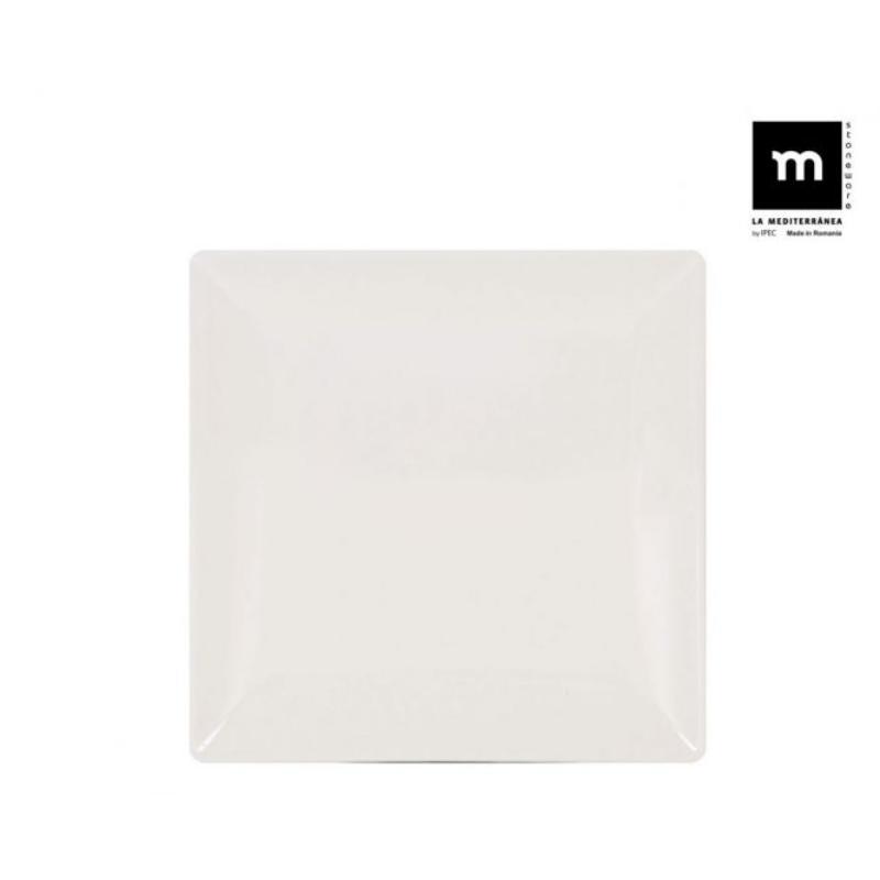 PLATO POSTRE IVORY BRILLO 18 CM ELITE