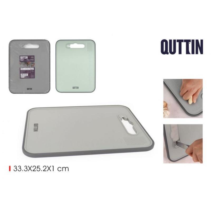 TABLA CORTAR C/AFILADOR 33.3X25.2 CM QUTTIN