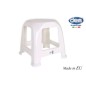 TABURETE MULTIUSOS 26X26X33 CM BLANCO
