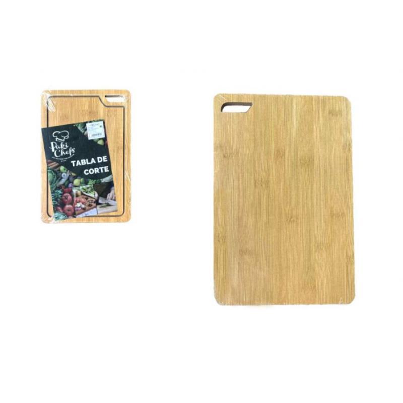 TABLA CORTAR BAMBU 24*34*1 CM
