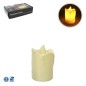 VELA LED COLOR CREMA CON PILA INCLUIDA