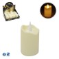 VELA LED COLOR CREMA CON PILA INCLUIDA