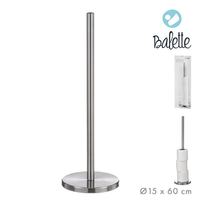 PORTARROLLOS WC INOX MATE 60 CM