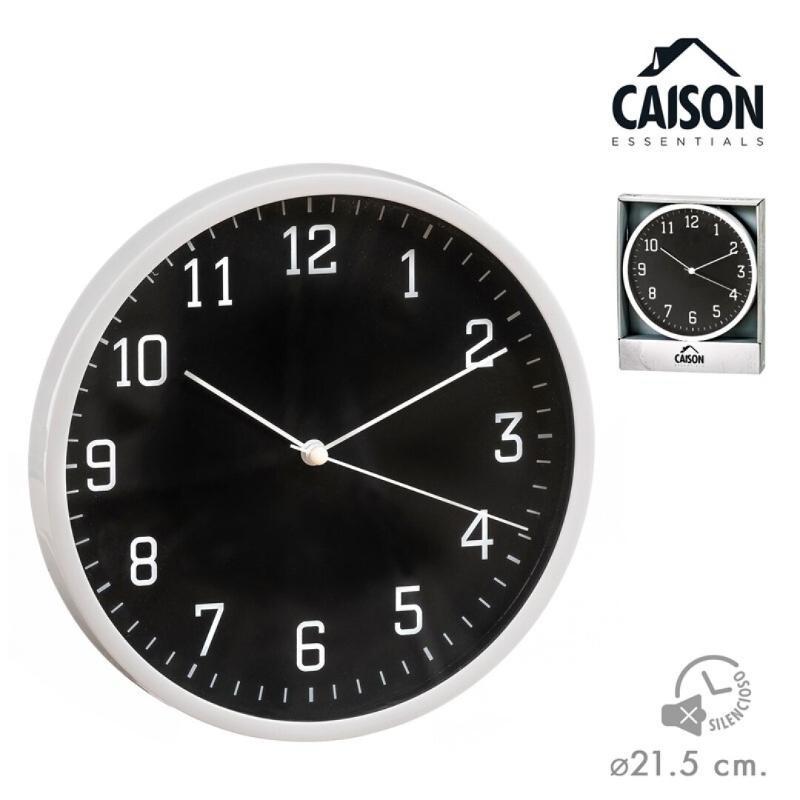 RELOJ PARED NEGRO 23 CM
