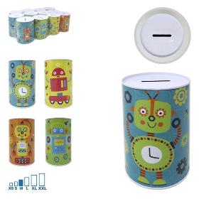 HUCHA M METAL ROBOTS STD