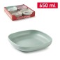 PLATO STILO CUADRADO 17 CM 650 ML SURT VRM