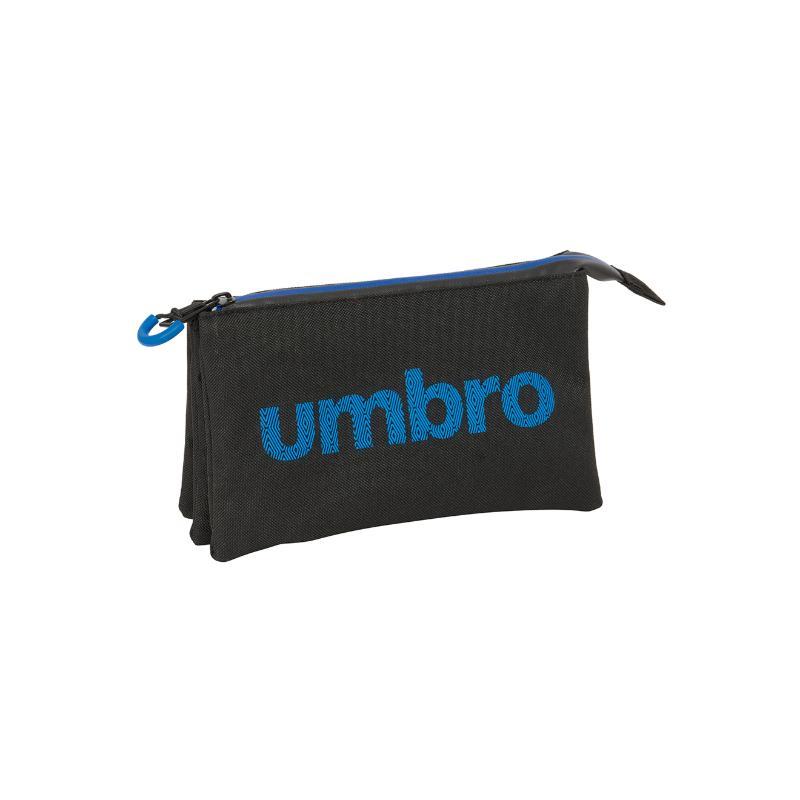 PORTATODO TRIPLE UMBRO JET BLACK PORTATODO TRIPLE UMBRO JET BLACK