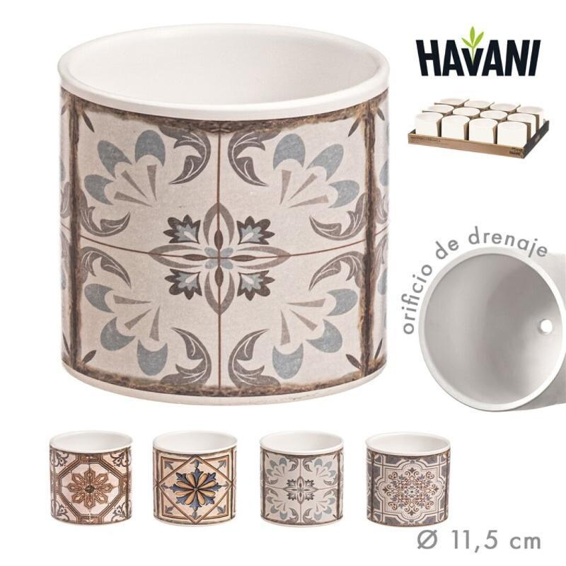 MACETA CERAMICA ISABEL SURT /4 11.5 CM