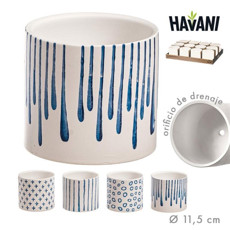 MACETA CERAMICA GRECE SURT/4 11.5 CM DIAM