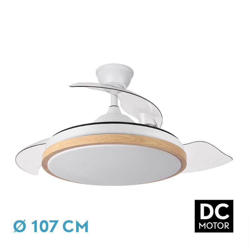 VENTILADOR DC EVROS BLANCO/HAYA 107D