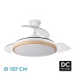 VENTILADOR DC EVROS BLANCO/HAYA 107D
