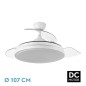VENTILADOR ESCORPION 59W BLANCO 3 ASPAS DESPLEGABLES 107D