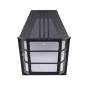 APLIQUE EXT.ALUMINIO ACRUX 1X27 NEGRO IP23 24X20X11.5 CM