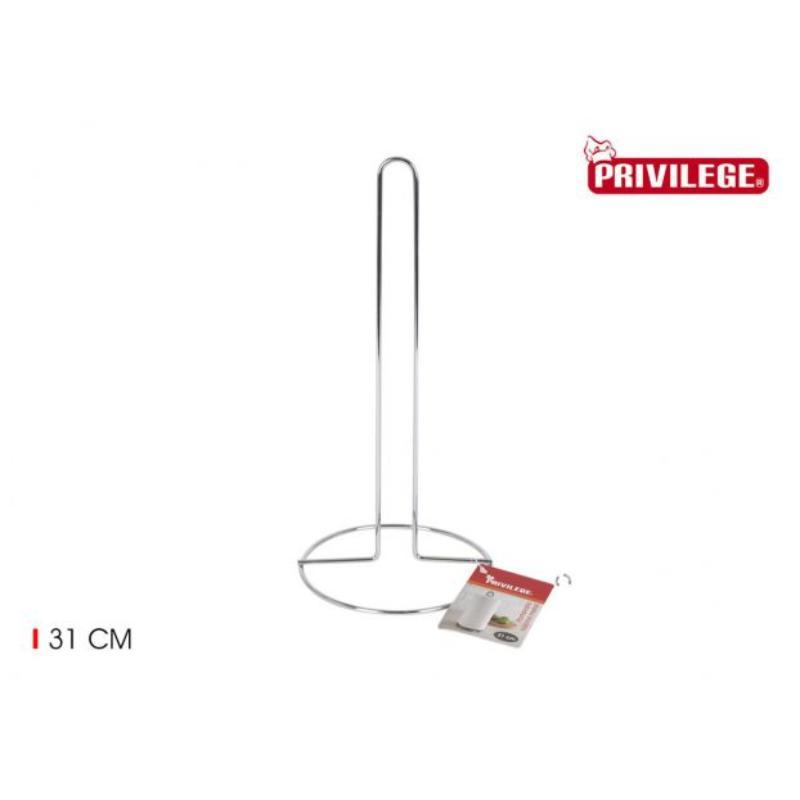 PORTARROLLOS COCINA METAL 31 CM PRIVILEGE