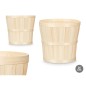 CUBRE MACETAS REDONDO BAMBU 25.3X25.3X24.2 CM