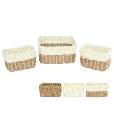 SET 3 CESTAS AKITA 3C/ SURT 25X22X13 CM