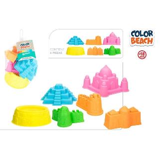 SET MOLDES CASTILLOS COLOR BEACH