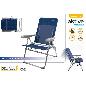 SILLA PLEGABLE SLIM ALU 6 POSI 47X60X94 CM C/ASA