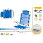 SILLA PLEG ALU 8 POS 47X49X82 CM C/COJIN