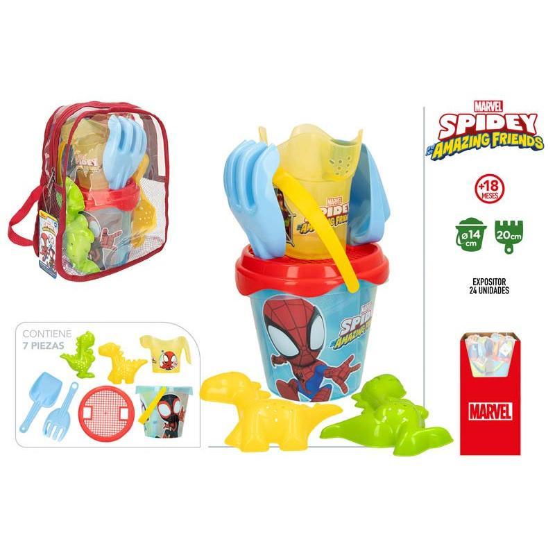 MOCHILA CUBO PLAYA SPIDEY AMZ FRIENDS