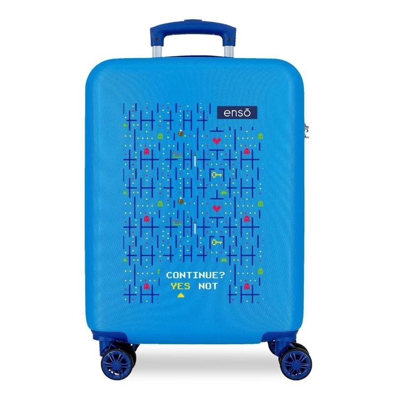 TROLLEY ABS ABS 55 CM. 4R. GAMER AZUL 9321721