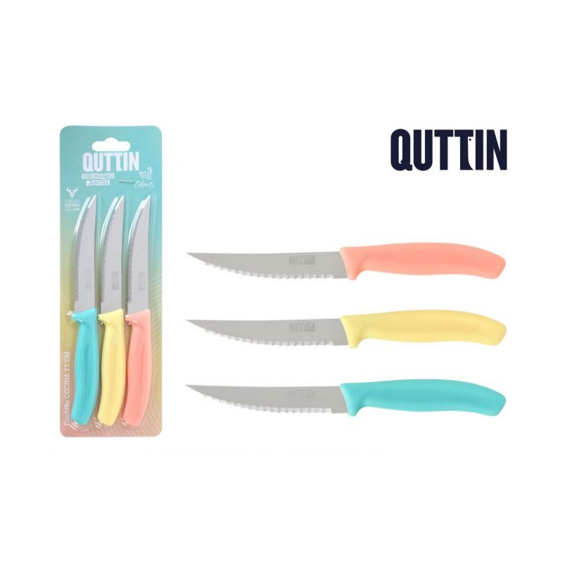 SET 3 PZS CUCH BISTEC FILO 11 CM BASIC