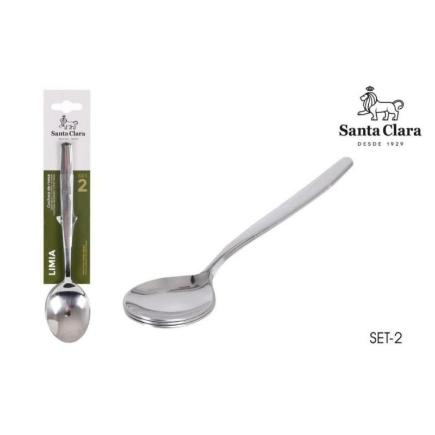 SET 2 CUCHARAS MESA LIMIA STA CLARA