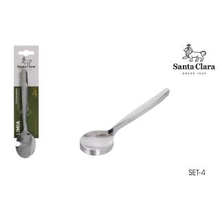 SET 4 CUCHARAS POSTRE LIMIA STA CLARA
