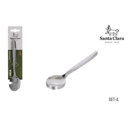 SET 4 CUCHARAS POSTRE LIMIA STA CLARA