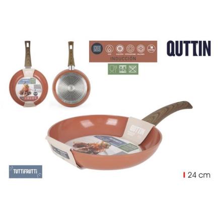 SARTEN 24 CM ALU FORG  INDU TUTIFRUTI QUTTIN