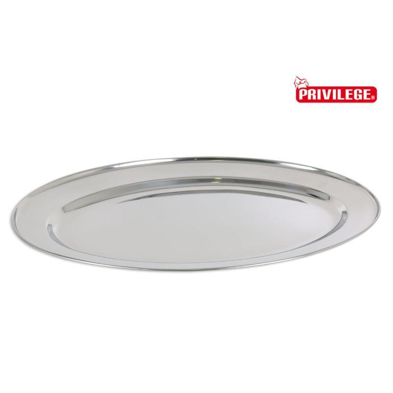 FUENTE OVAL 40CM ACERO INOX LIGHT