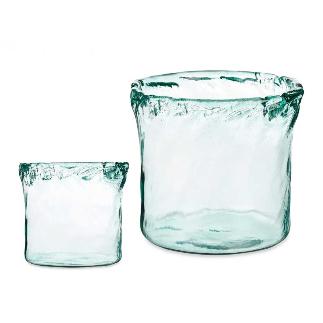 JARRON VIDRIO TWINS 21 CM