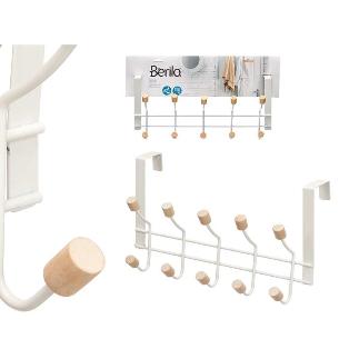 PERCHA 10 POMOS PUERTA BLANCA