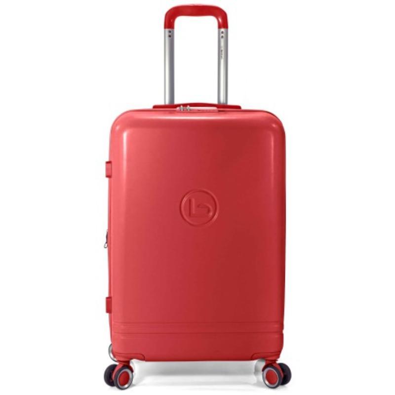 TROLLEY 4 RUEDAS DOBLES EXTENSIBLE 70 CM ROJO