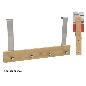 PERCHERO PARED BAMBU 4 GANCHOS 33X18.5 CM