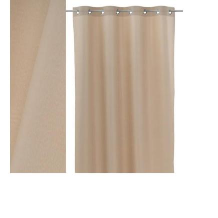 CORTINA LONETA TEÑIDA MAGIC BEIGE 140X260 CM