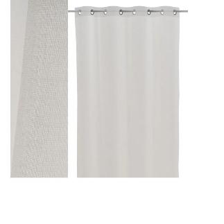 CORTINA FAUX LINEN TEÑIDO DOLCI BLANCO 140X260 CM
