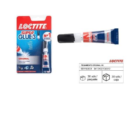 PEGAMENTO ORIGINAL 3G LOCTITE