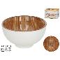 BOWL REDONDO 11.2X11.2X6 CM COLOR MADERA