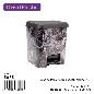 CUBO PEDAL NEGRO DEC MARMOL 7L