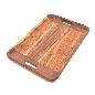 BANDEJA GRANDE DE MADERA NATURAL 46X30X1.5 CM