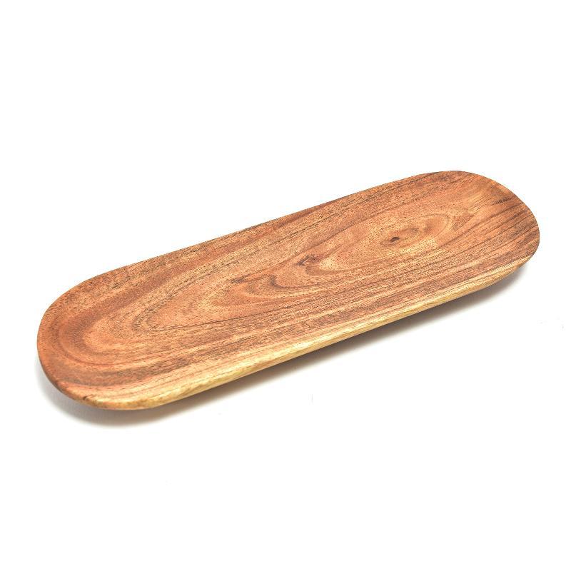 BANDEJA MADERA NATURAL 23X7.5X1.5 CM
