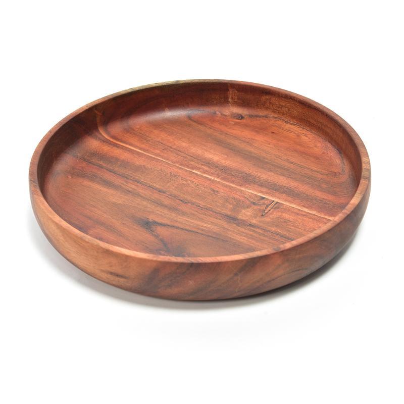 ENSALADERA DE MADERA NATURAL 30X5 CM